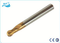 Best Tungsten Steel Ball Nose Custom End Mill with 55 - 65 HRC for Slotting / Milling for sale