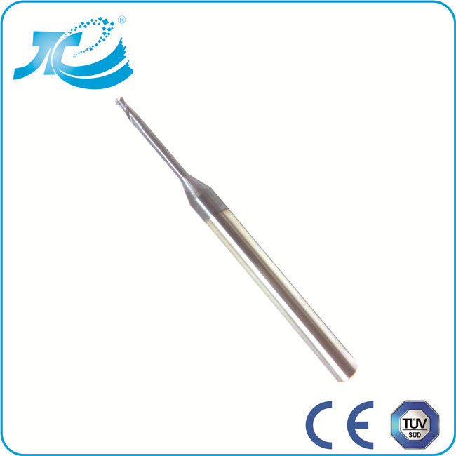 Ball Nose Two Flute End Mill 50mm Overall Length Long Neck End Mill