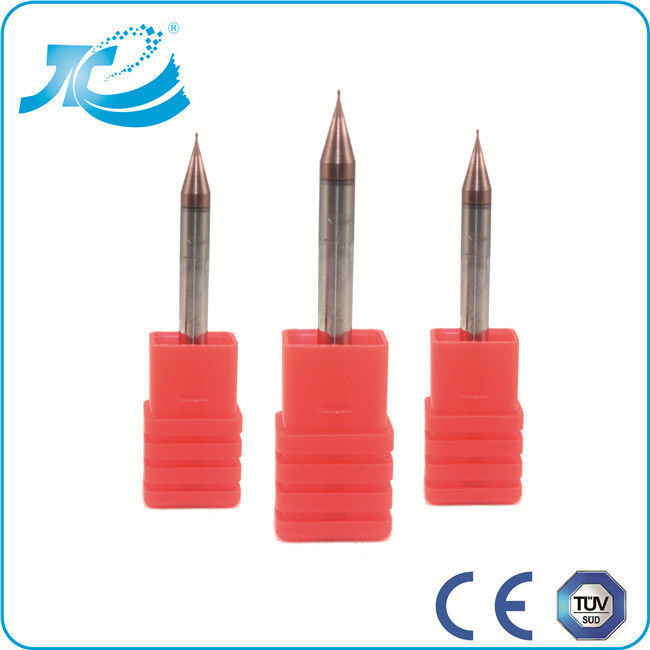 Micro Ball Nose End Mill Diameter R 0.1 - R 0.4 , Hardness 55 / 60 / 65