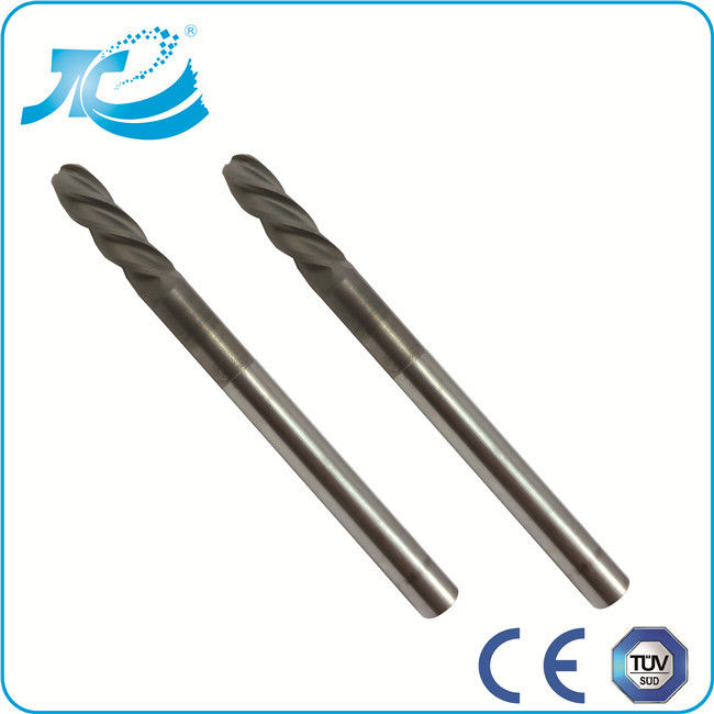 Solid Carbide Cutting Tools End Mill For Stainless Steel , Metal Removal End Mills