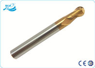 55 - 65 Hardness Carbide Ball Nose End Mill for Plastic , Bullnose End Mill for sale