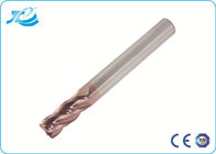 China Solid Carbide Cutter 2 / 4 / 6 Flute End Mill 50-100mm Overall Length distributor