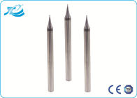 China CNC HRC 60 Carbide 2 Flute End Mill Tools , Micro Diameter 0.1 - 0.9 mm distributor