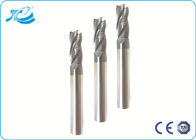 TiAlN Coating Flat End Mill Solid Carbide Cutting Tools 3 - 4 Flute for sale