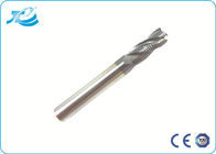 Best Solid Carbide End Mill HRC 55 , Plastic Cutting End Mills Air Oil Cooling Mode for sale
