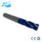 4mm Carbide Square End Mill 3 / 4 Flutes Milling Machines Long Life Blue Coated supplier