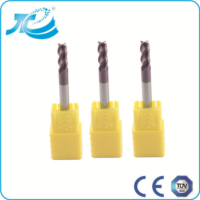 1.0 - 25.0mm Diameter Square End Mill  , Four Flute End Mill