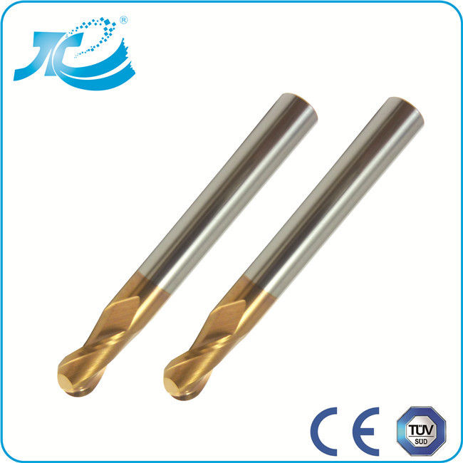 High Precision R 0.5 - R 10.0 Diameter Ball Nose End Mill for Plastic / Arcylic