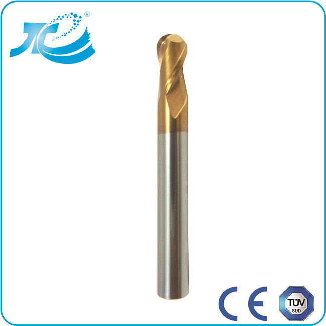 High Precision R 0.5 - R 10.0 Diameter Ball Nose End Mill for Plastic / Arcylic
