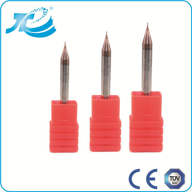 R 0.1 - R 0.4 Ball Nose End Mill with Micro Diameter , 55 Degree End Mill