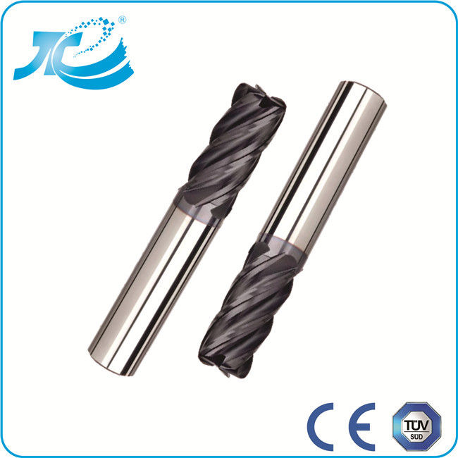 1.0-12.0mm Dia , Length 50 - 100 mm Corner Radius End Mill With 2 - 6 Flute