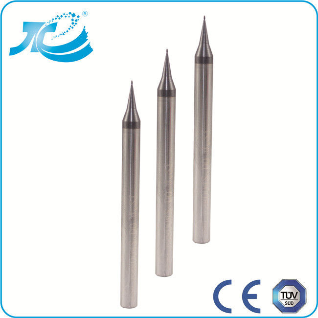 Micro Grain Solid Carbide Miniature End Mill with 0.1 mm - 0.9 mm Diameter