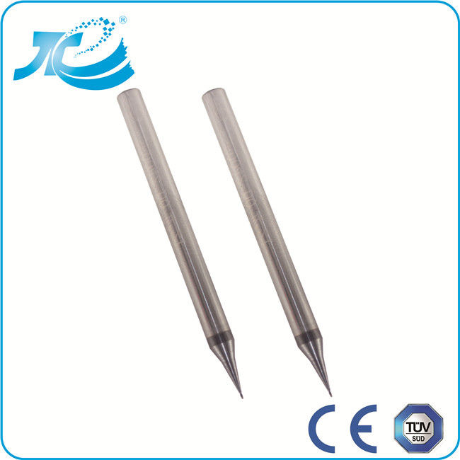 Ultra Micro Endmills For CNC Metal Machine , Micro Milling Cutters