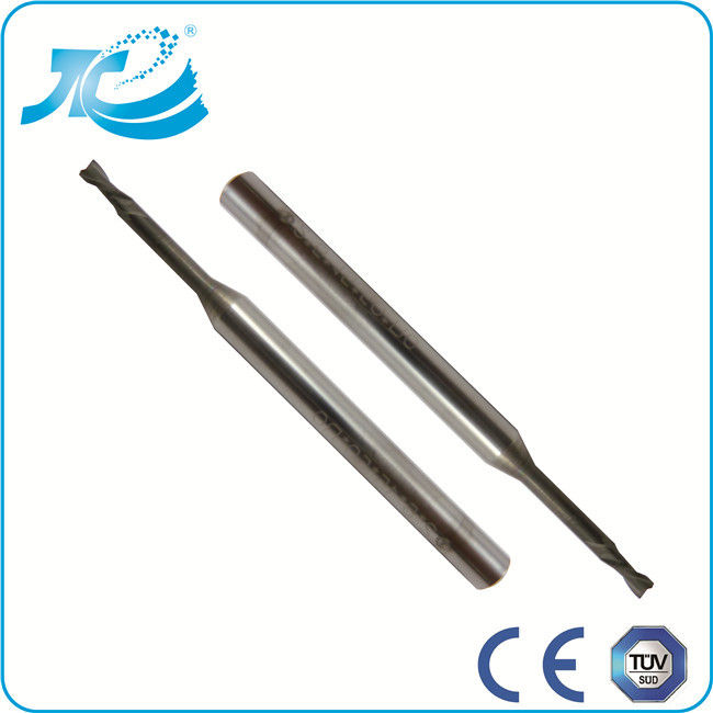 Micro Diameter 0.2 - 0.5 mm Long Neck End Mills 2 Flute End Mill