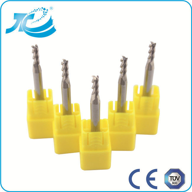 Grain Carbide Hard Milling End Mills Machining 50 - 100mm Overall Length