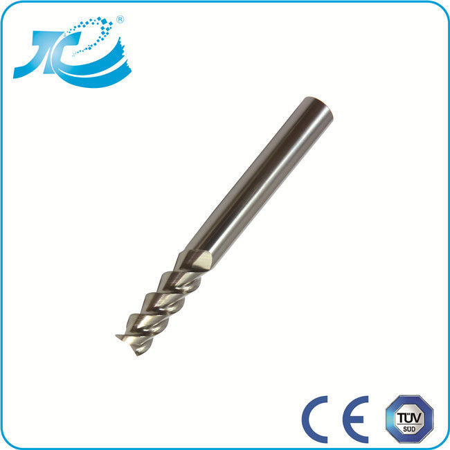 Four Flute Powdered Metal End Mills For Aluminium Milling Tungsten Alloy