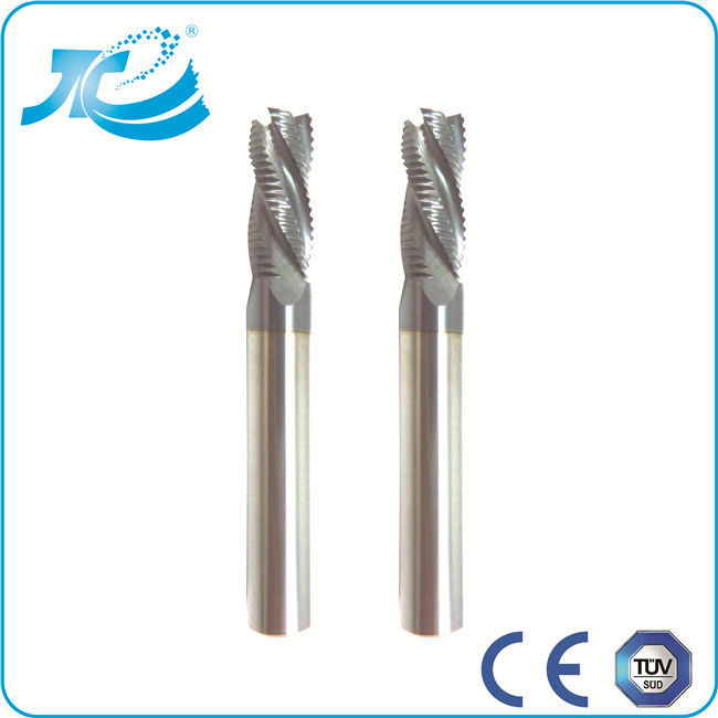 55 - 65 HRC CNC Cutting Tools Roughing End Mill With Dia 6 - 20 mm