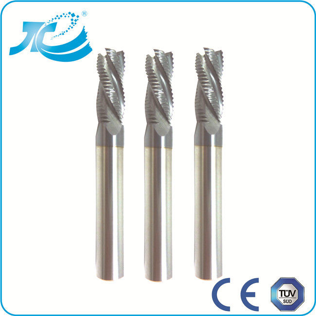 55 Hardness Roughing End Mill 6 mm Diameter Solid Carbide 14.3-14.8 G/cm3